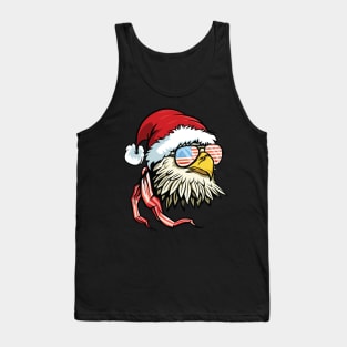 Bald Eagle Christmas Patriotic Tank Top